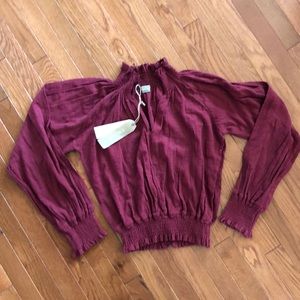 NWT Women’s Anthropologie Anama size S blouse